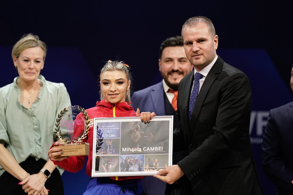Romania’s Mihaela Cambei named EWF top female weightlifter of 2023