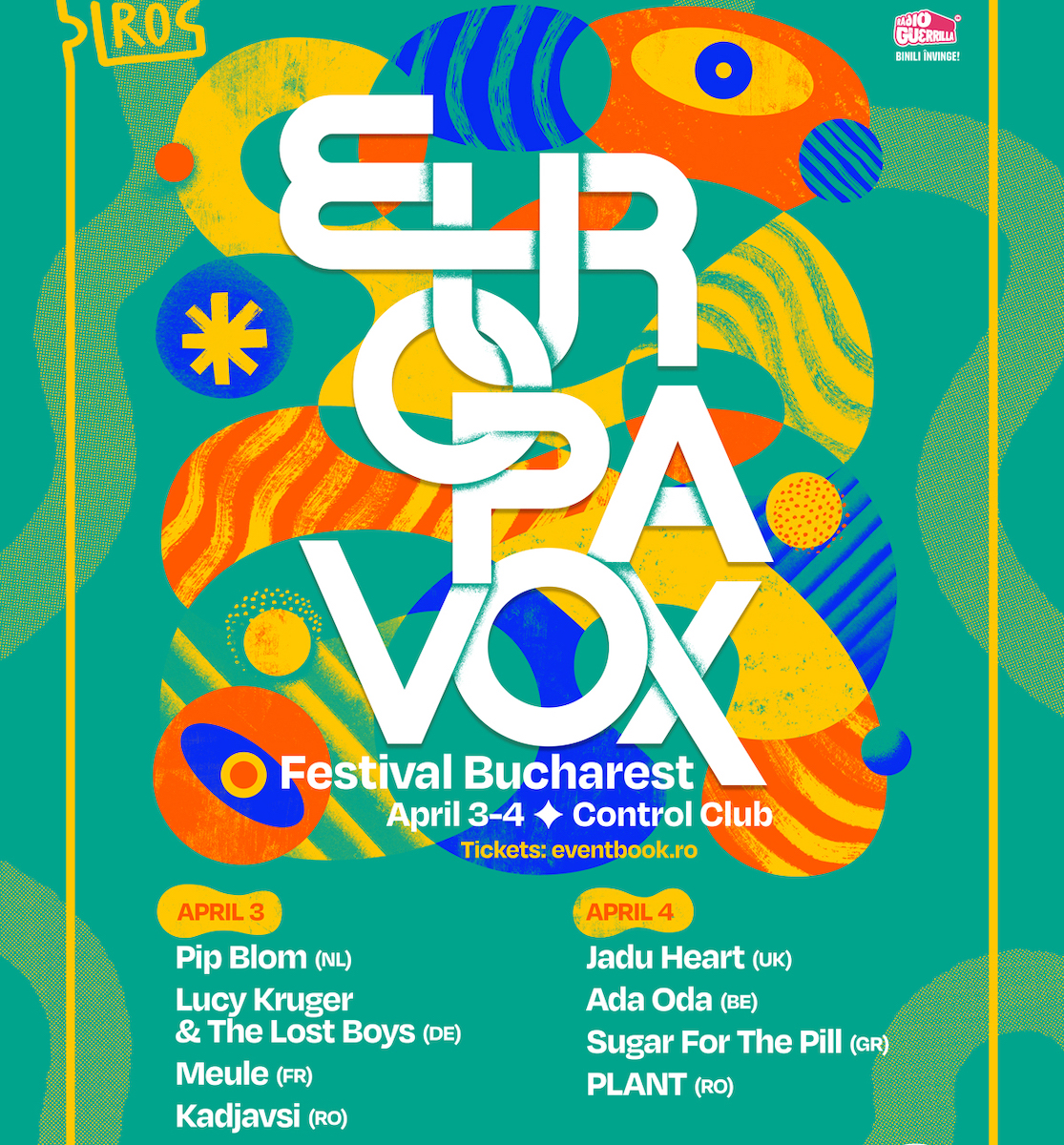 Artists from six European countries come to Europavox Festival Bucharest in April