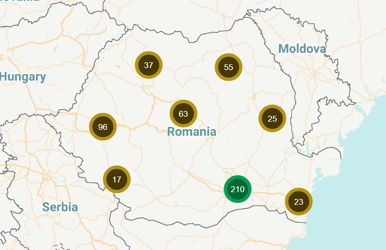Romania’s Energy Ministry makes map of EV charging points available