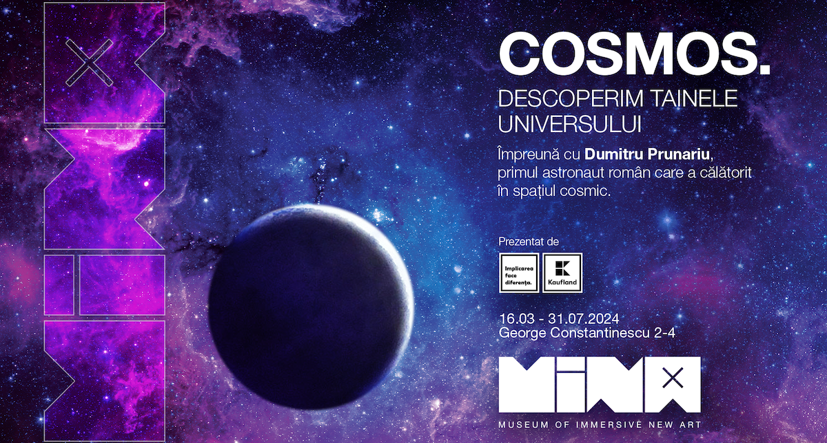 Romanian cosmonaut Dumitru Prunariu attends opening of new immersive show at Bucharest’s MINA museum