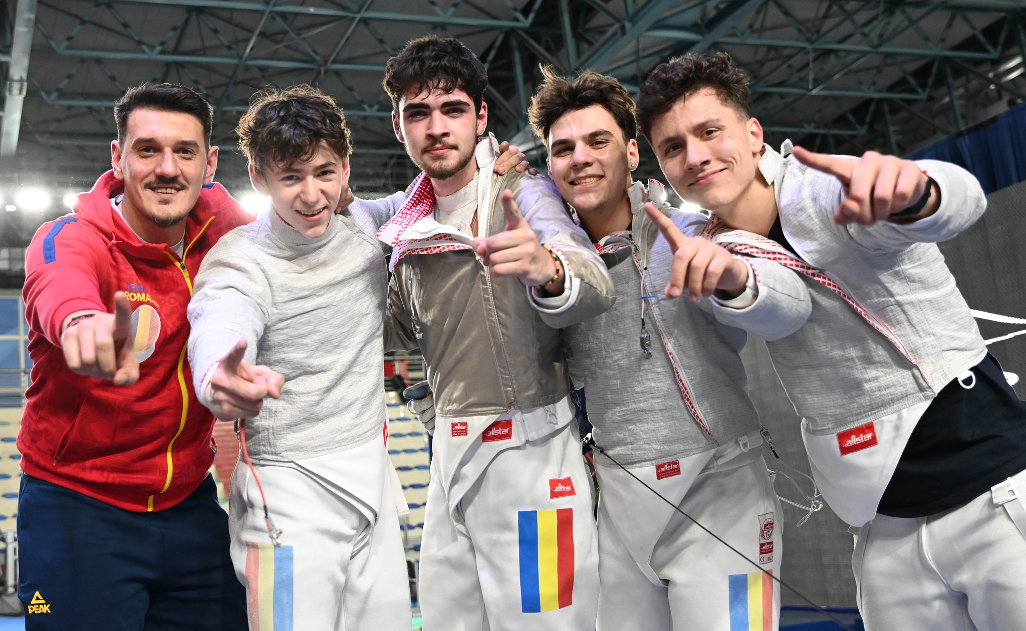 Romanian men’s junior saber team secures European Championship U20 title