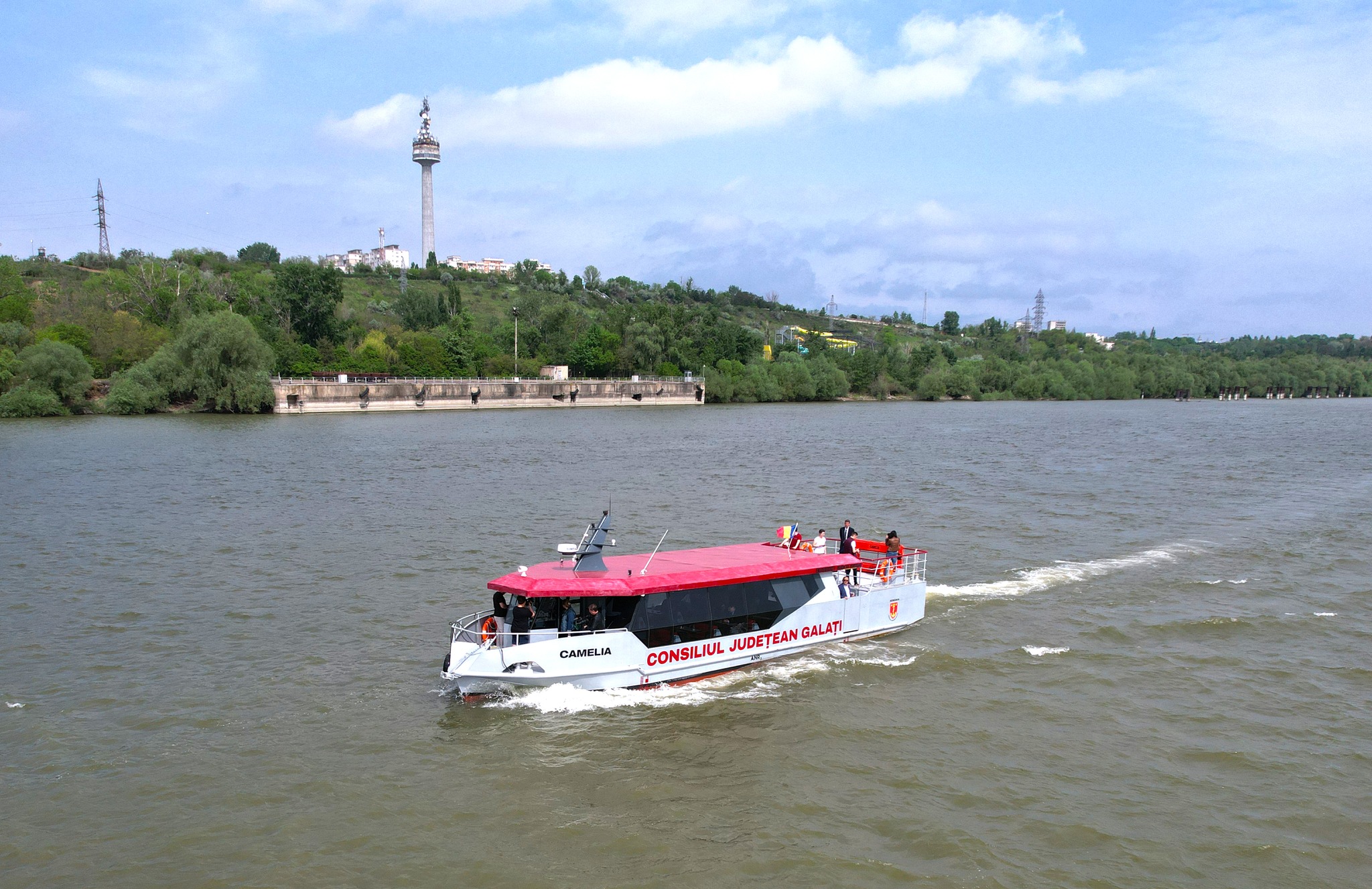 Southern Romania: Galaţi County launches ship for leisure cruises on the Danube