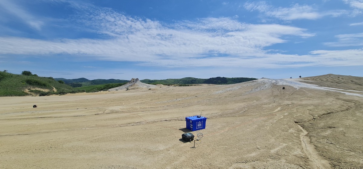 State-of-the-art technology used to explore mud volcanoes in Romania