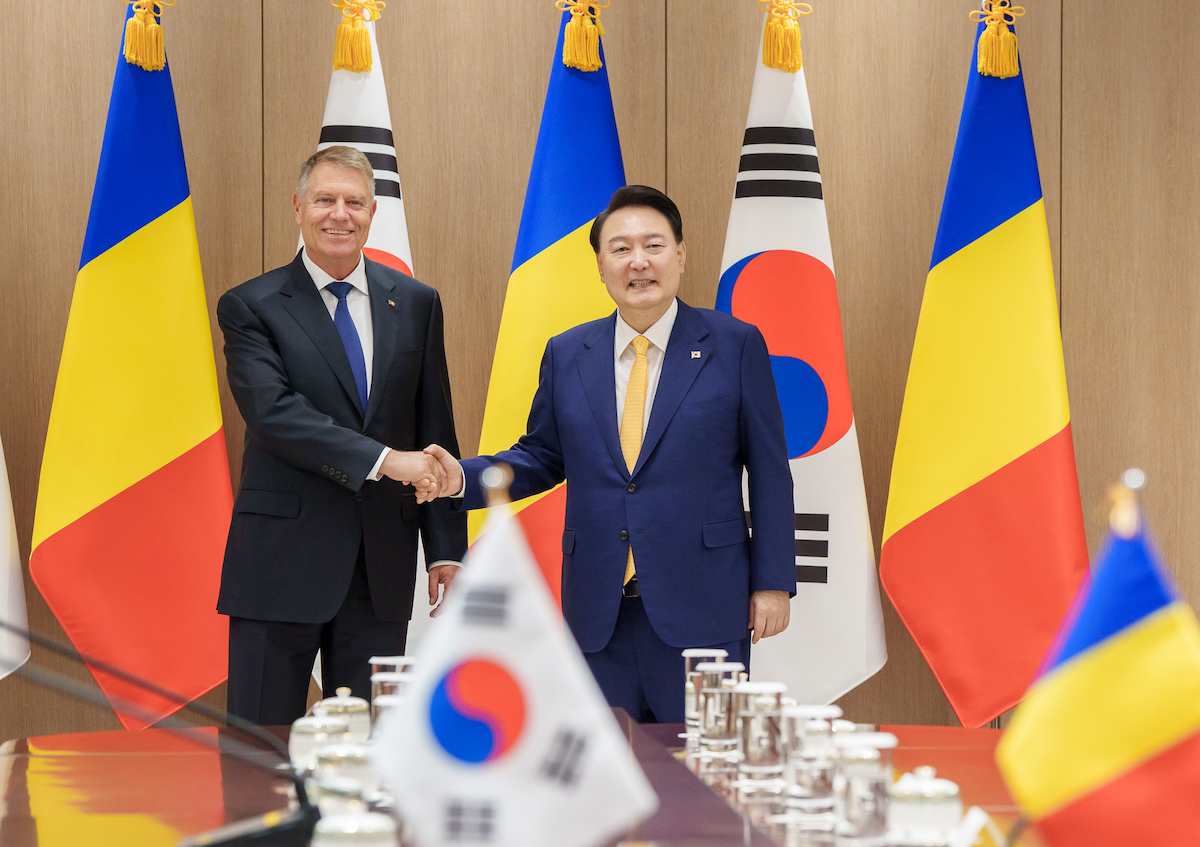 Romanian and South Korean presidents discuss boosting bilateral cooperation