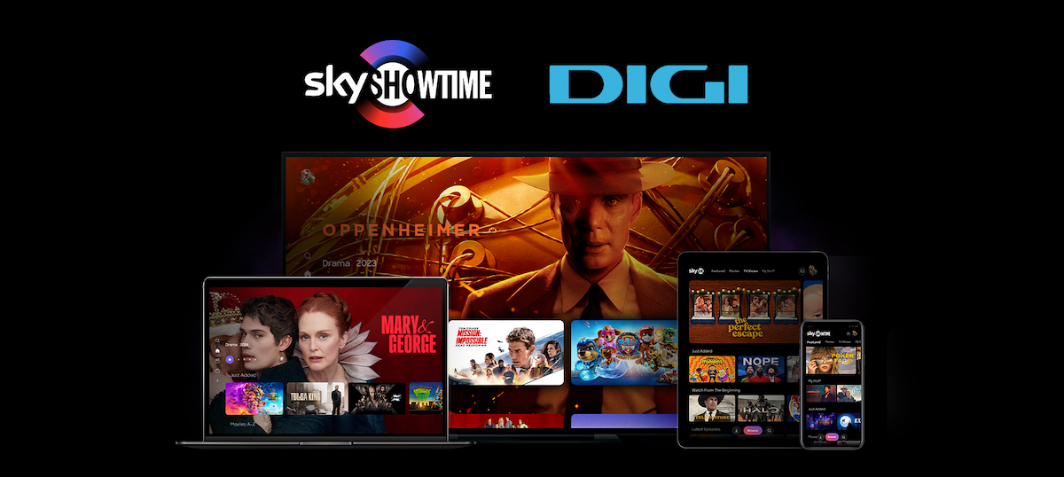 SkyShowtime announces first partnership in CEE with Digi Romania