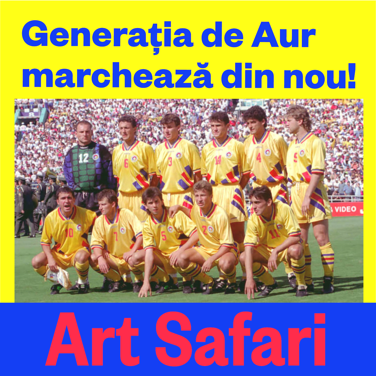Golden Generation of Romanian football featured in temporary Art Safari exhibition
