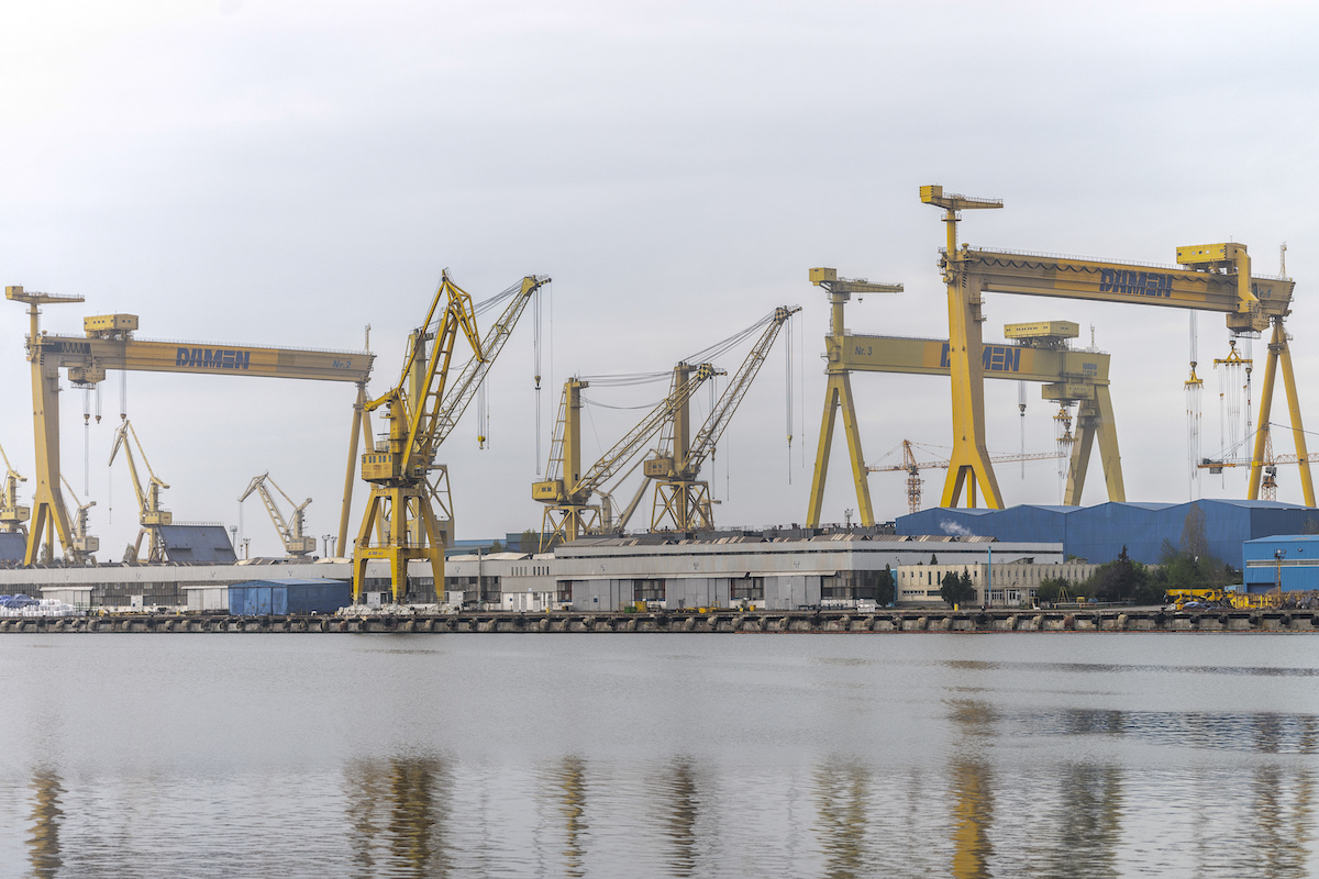 Damen files bankruptcy request for Mangalia shipyard that it still manages 