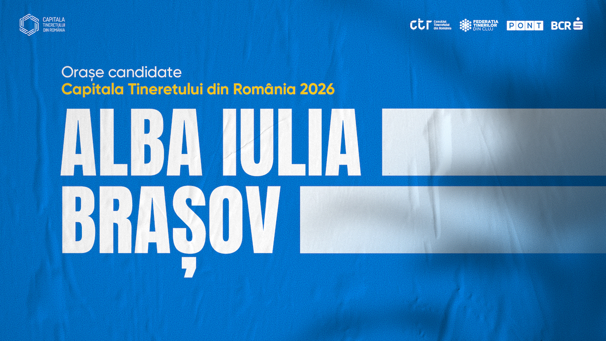 Alba Iulia and Brașov compete for 2026 Youth Capital of Romania title