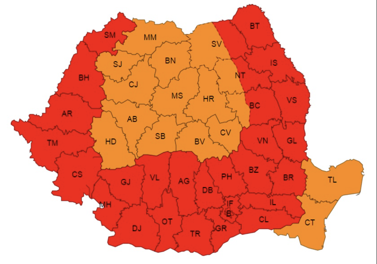 Meteorologists issue Code Red as Romania braces for extreme heat this weekend