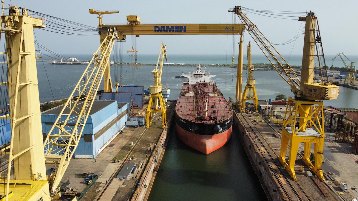 Damen Shipyards Mangalia signs new ship repair contract and delivers first conductor anchor nodes for Neptun Deep