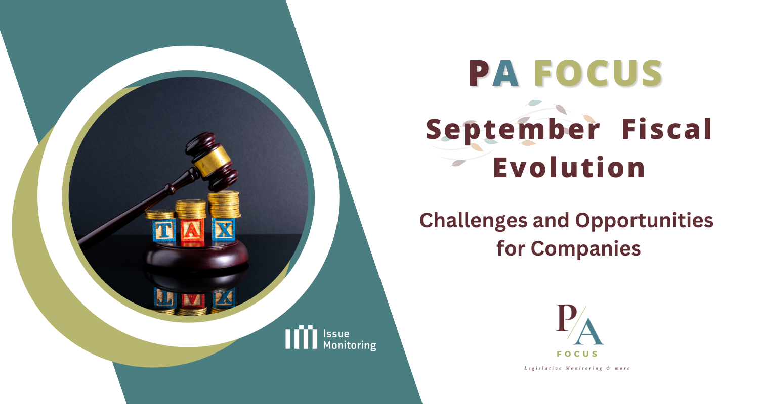 PA Focus September — New fiscal regulations: Challenges and opportunities for companies