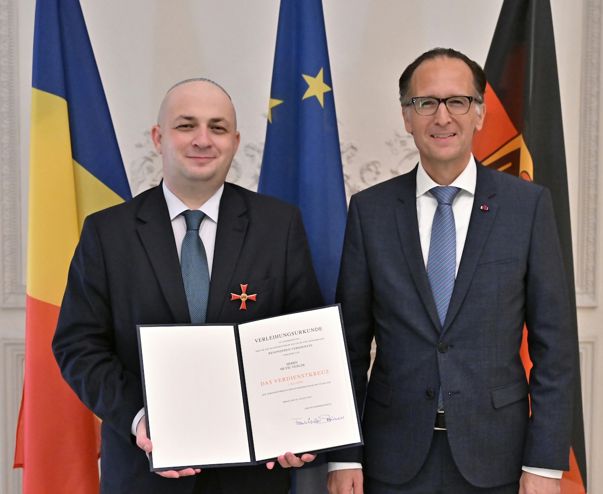 Germany honors Romanian MP Silviu Vexler with Cross of Merit