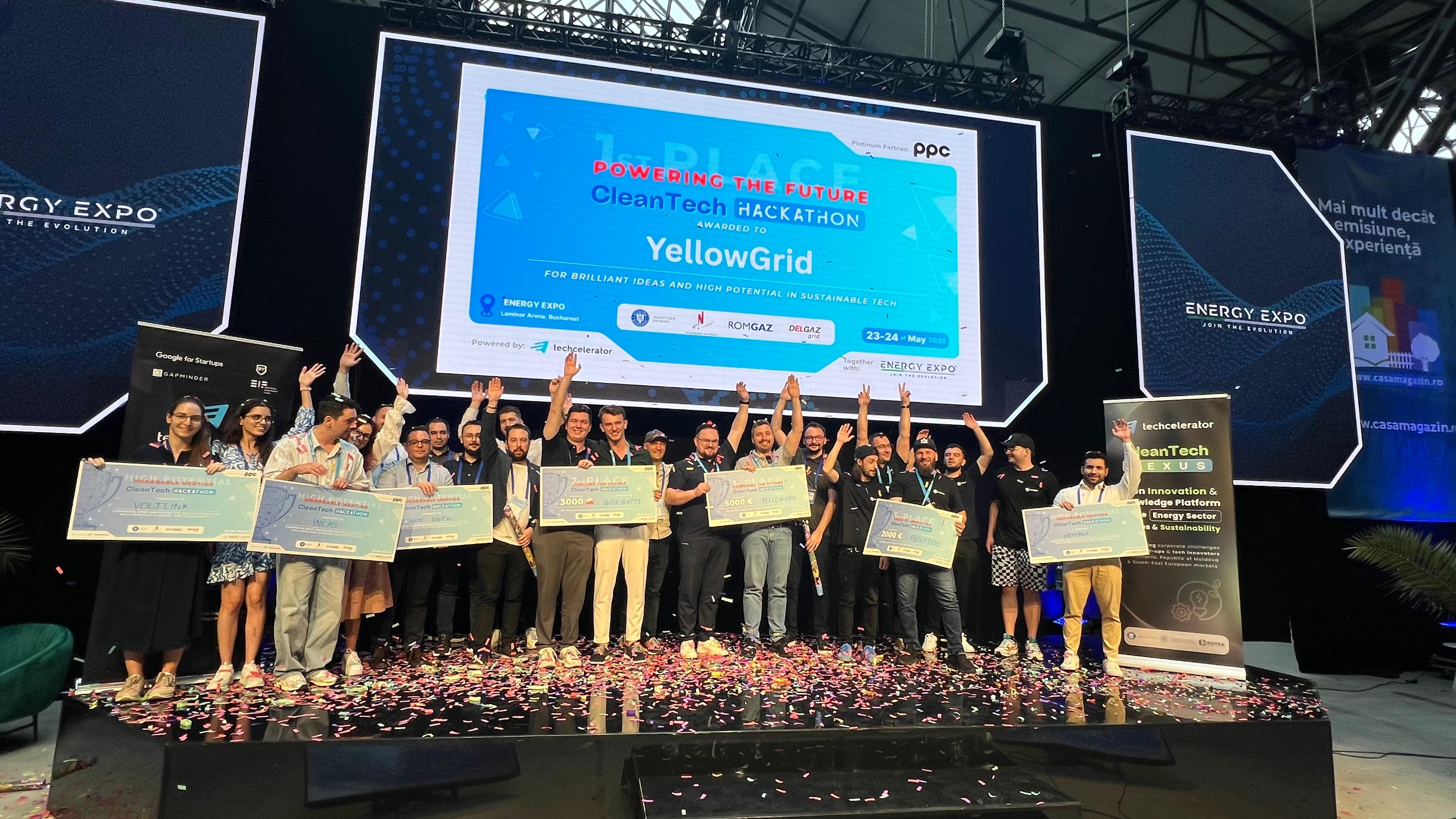 Trei start-up-uri românești triumfă la CleanTech Hackathon 2025 - Inovații în energie sustenabilă din Europa de Sud-Est