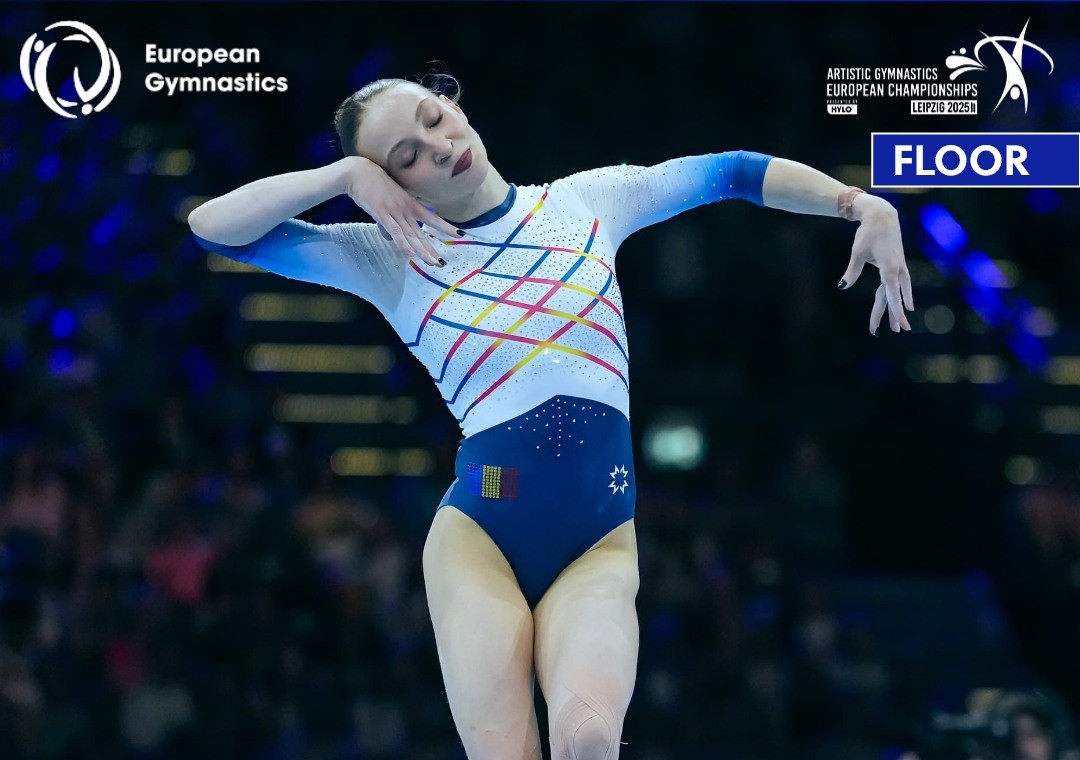 Ana Bărbosu câștigă a patra medalie la Europenele de Gimnastică Artistică 2025 din Leipzig, aur la sol pentru România!