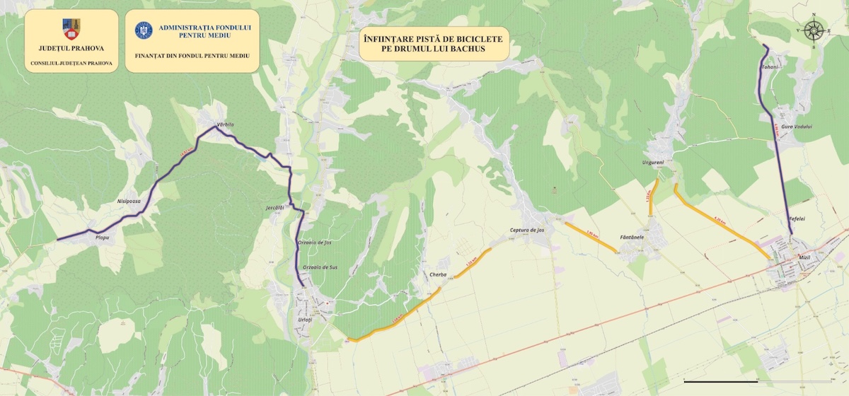 Proiect ambițios de piste pentru biciclete între orașele-vie din partea estică a județului, promovând turismul durabil și mobilitatea verde