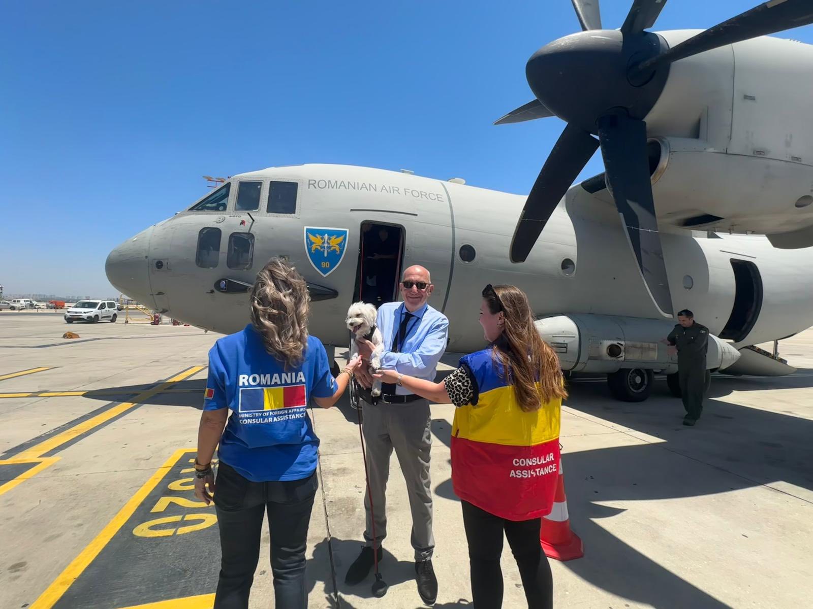 MAE România facilitează evacuarea a încă 35 de cetățeni din Israel cu sprijin militar aerian