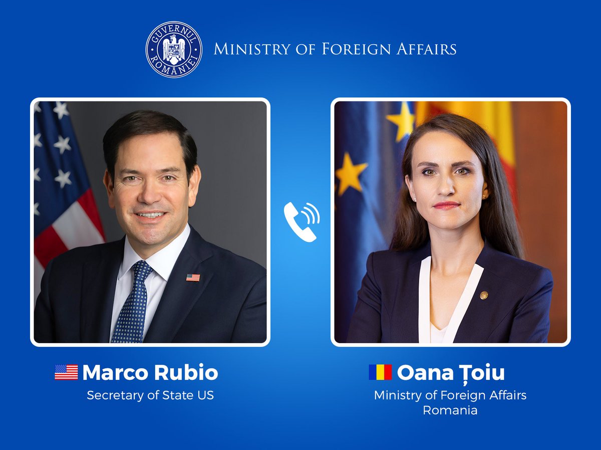 Romanian Foreign Affairs Minister talks security, energy, and Visa Waiver with US Secretary of State Rubio 