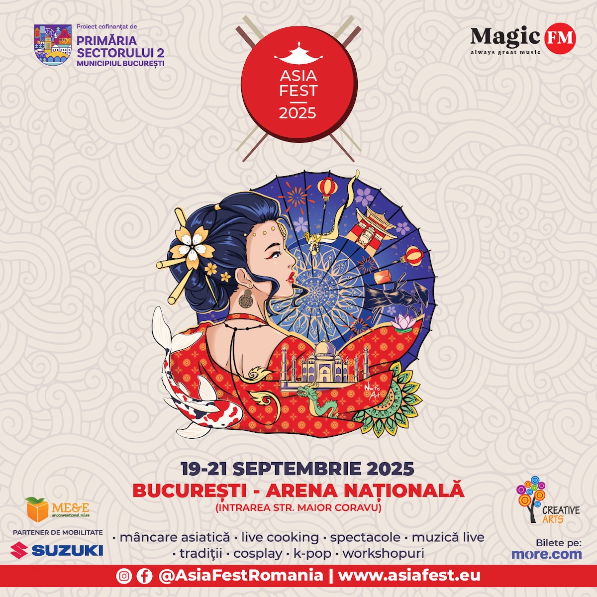 Asia Fest 2025 transformă Bucureștiul într-un spectacol de cultură asiatică, gastronomie și muzică, timp de trei zile, la Arena Națională