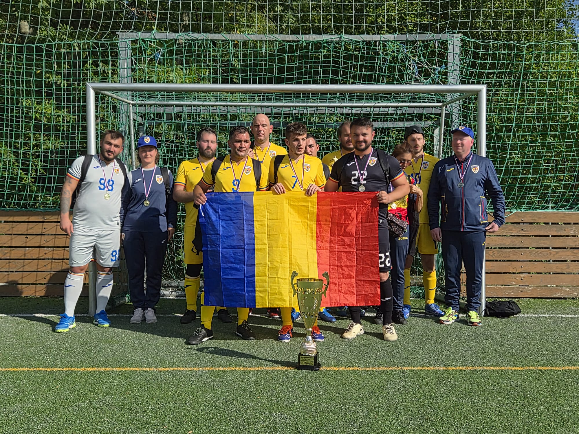 Echipa română de fotbal nevăzători cucerește aurul la Cupa Orașelor Centrale Europene 2025, marcând o premieră istorică în Praga!