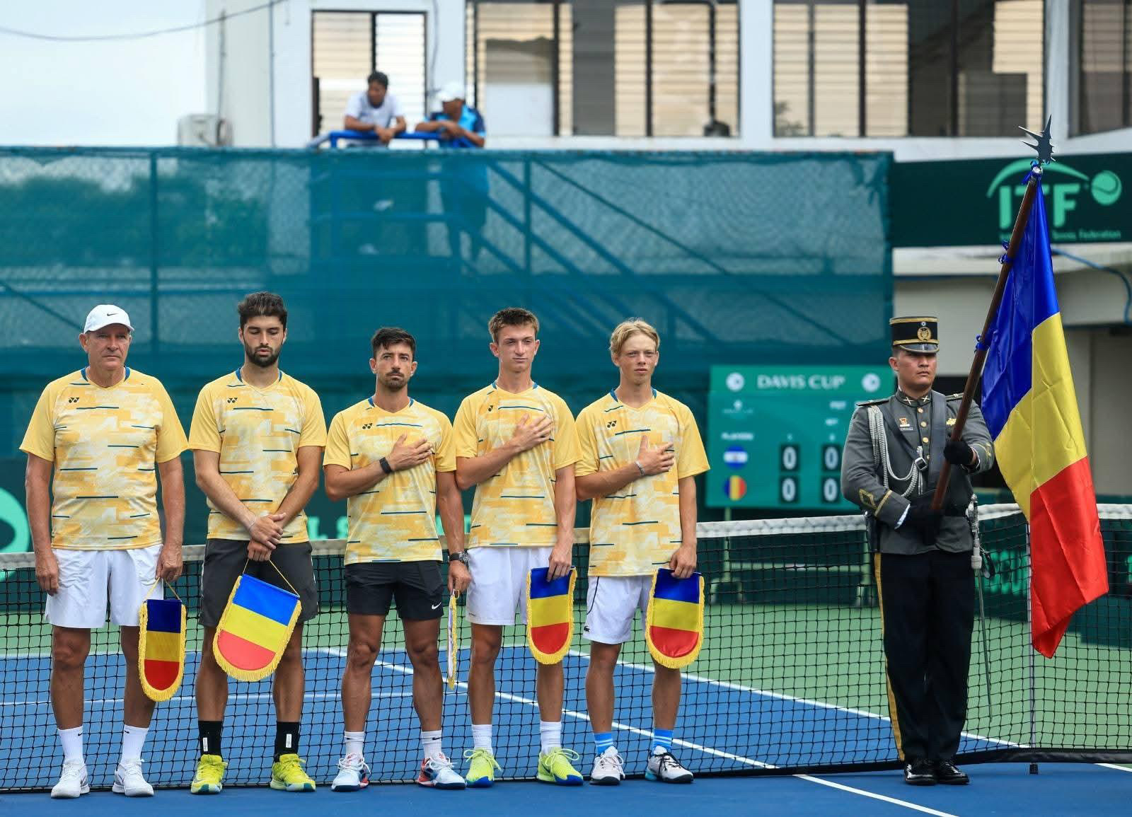 Echipa masculină de tenis a României avansează în play-off-urile Cupei Davis după victoria contra El Salvador 3-1!
