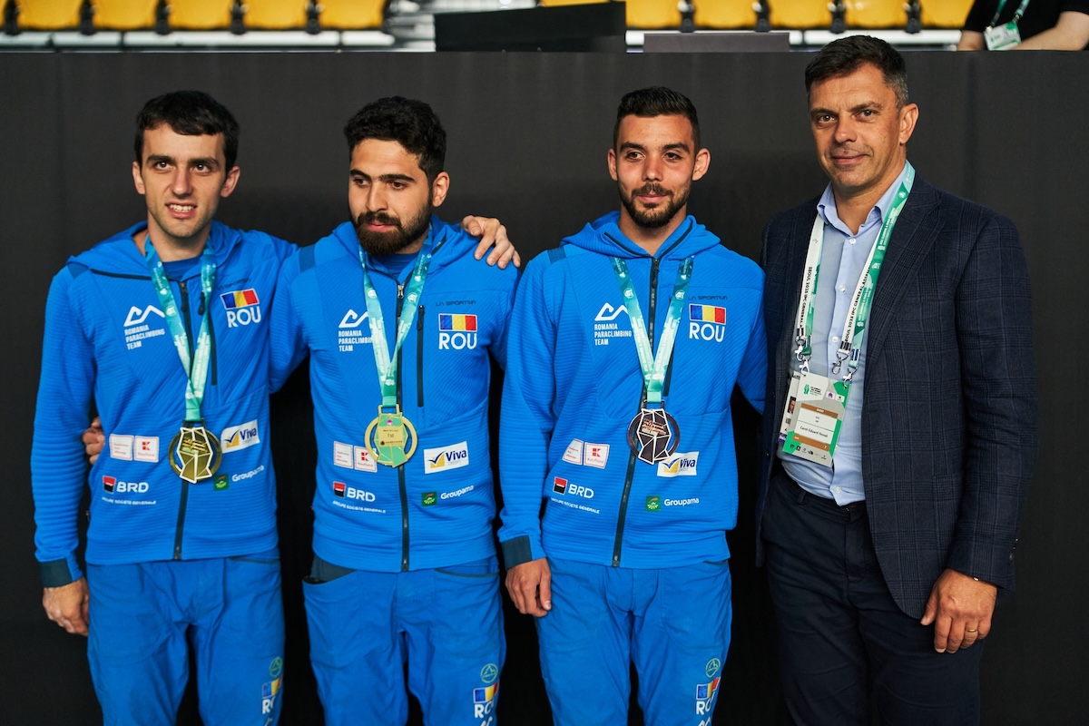 România triumfă cu două medalii de aur și una de bronz la Campionatele Mondiale de Paraclimbing IFSC 2025 din Seul