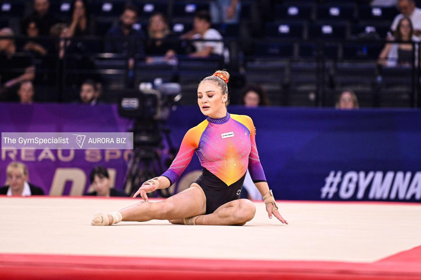 Sabrina Maneca Voinea aduce aur României la Cupa Mondială de Gimnastică Artistică 2025 de la Paris, triumfând în proba de sol!