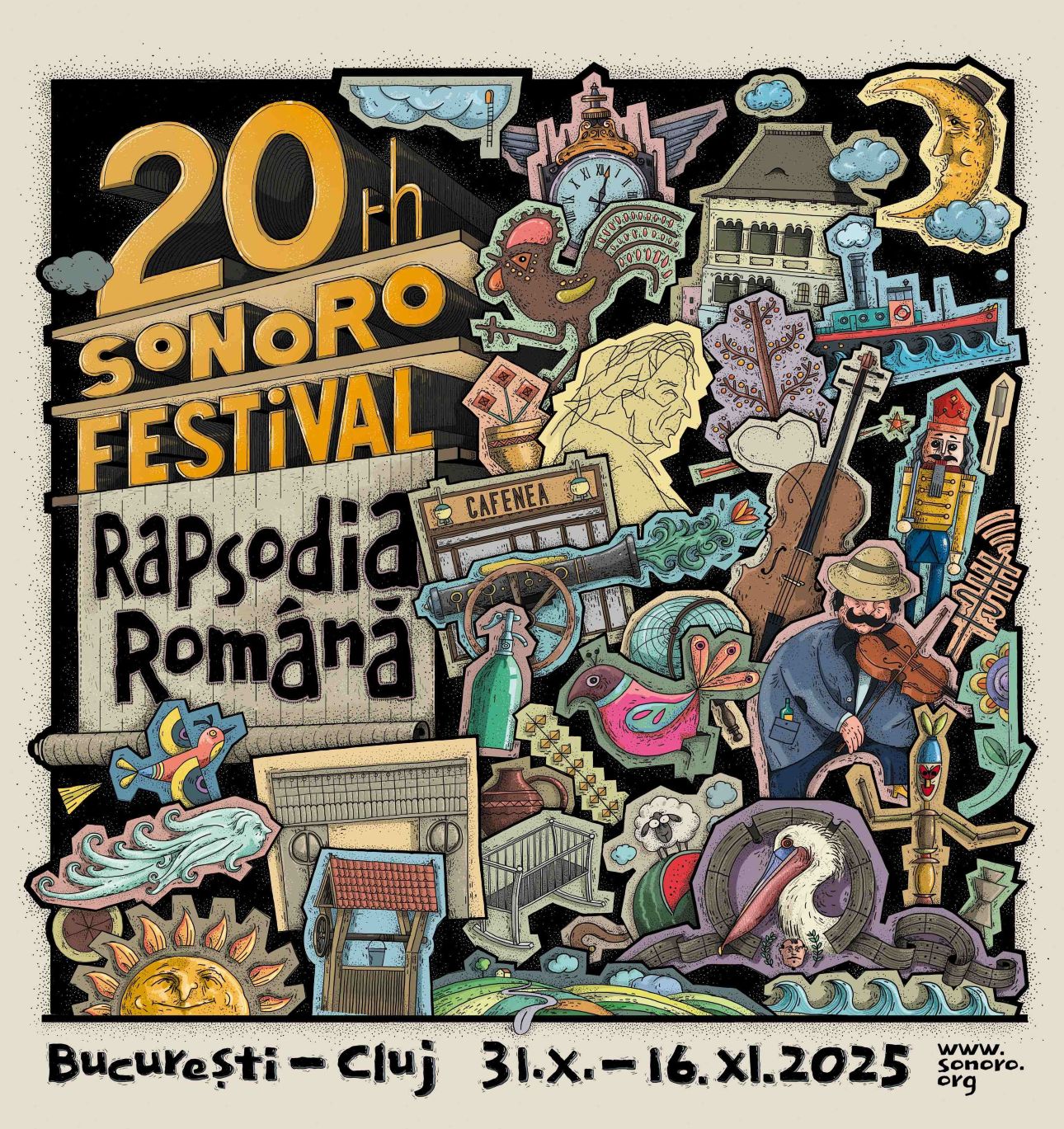 Festivalul de muzică de cameră SoNoRo din București împlinește 20 de ani, cu privirea spre viitor.