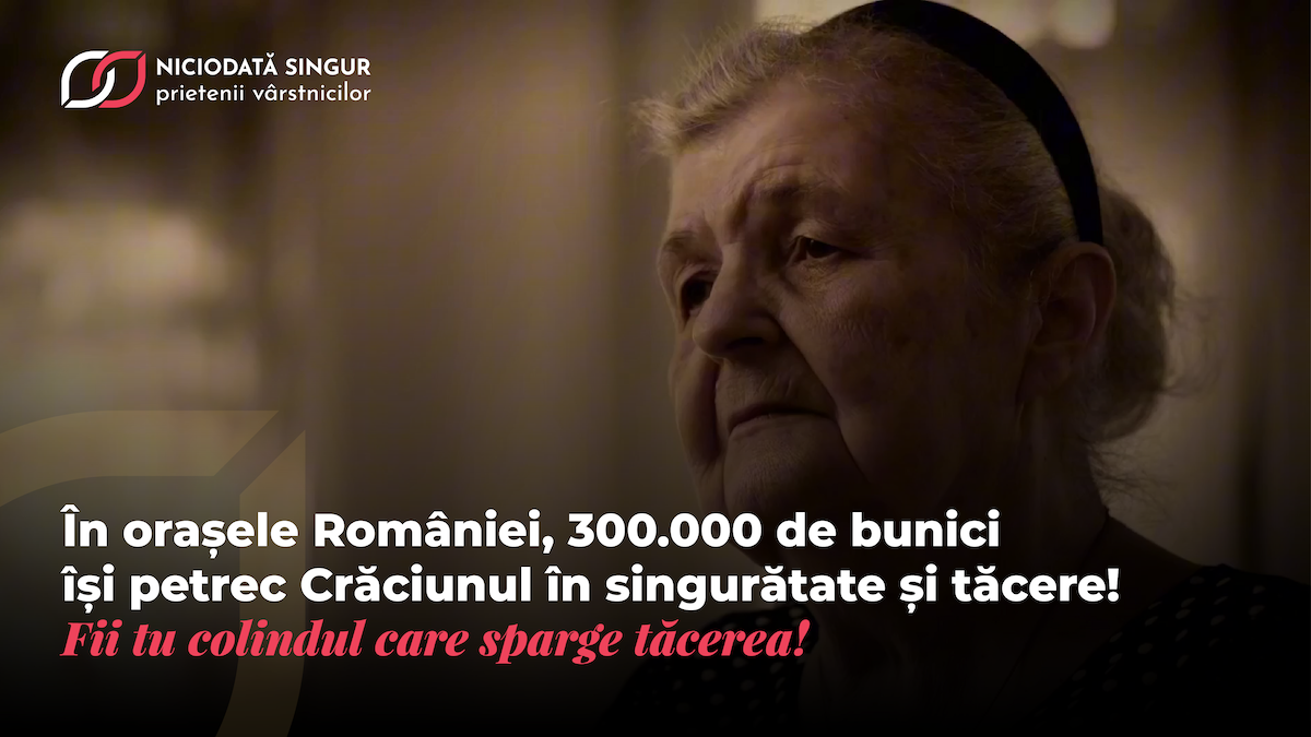 More than 300,000 urban seniors in Romania spend Christmas alone, NGO warns