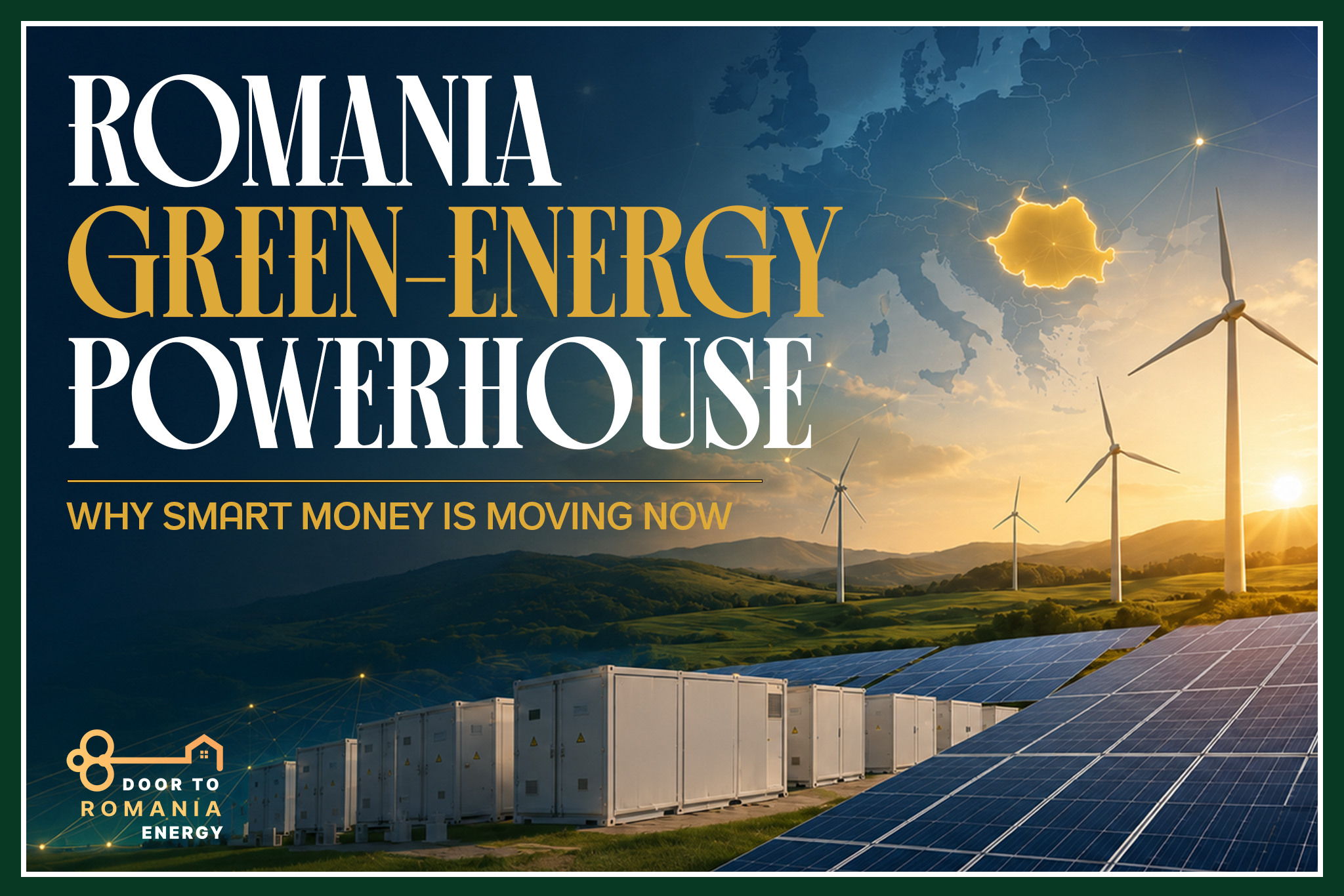 Romania Is Becoming Europe's Green-Energy Powerhouse - and the Smart Money Is Already Moving