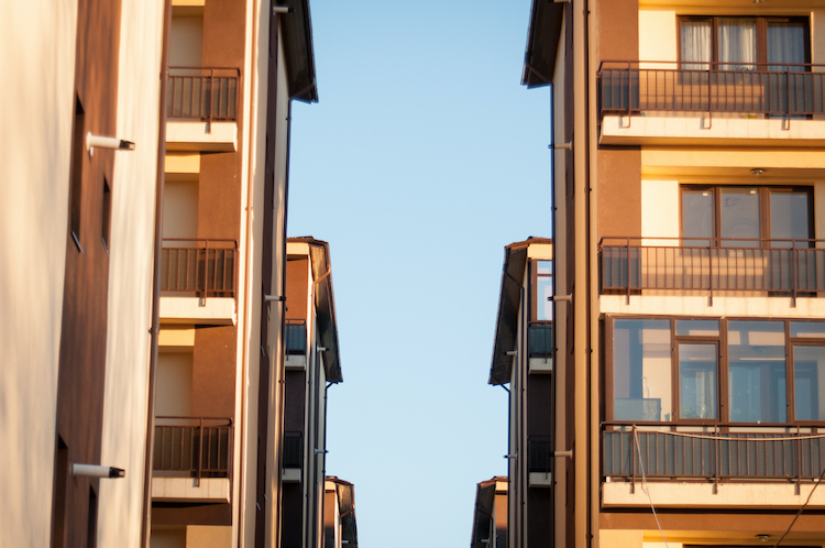 apartment buildings