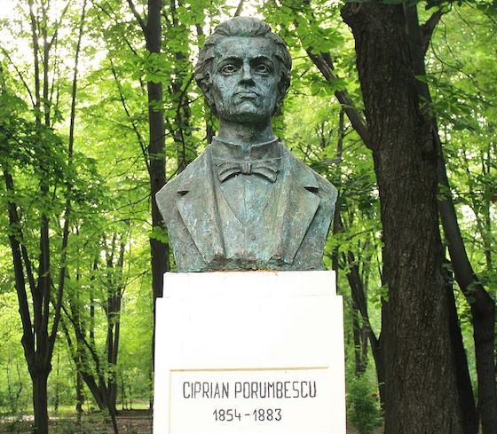 Ciprian Porumbescu statue