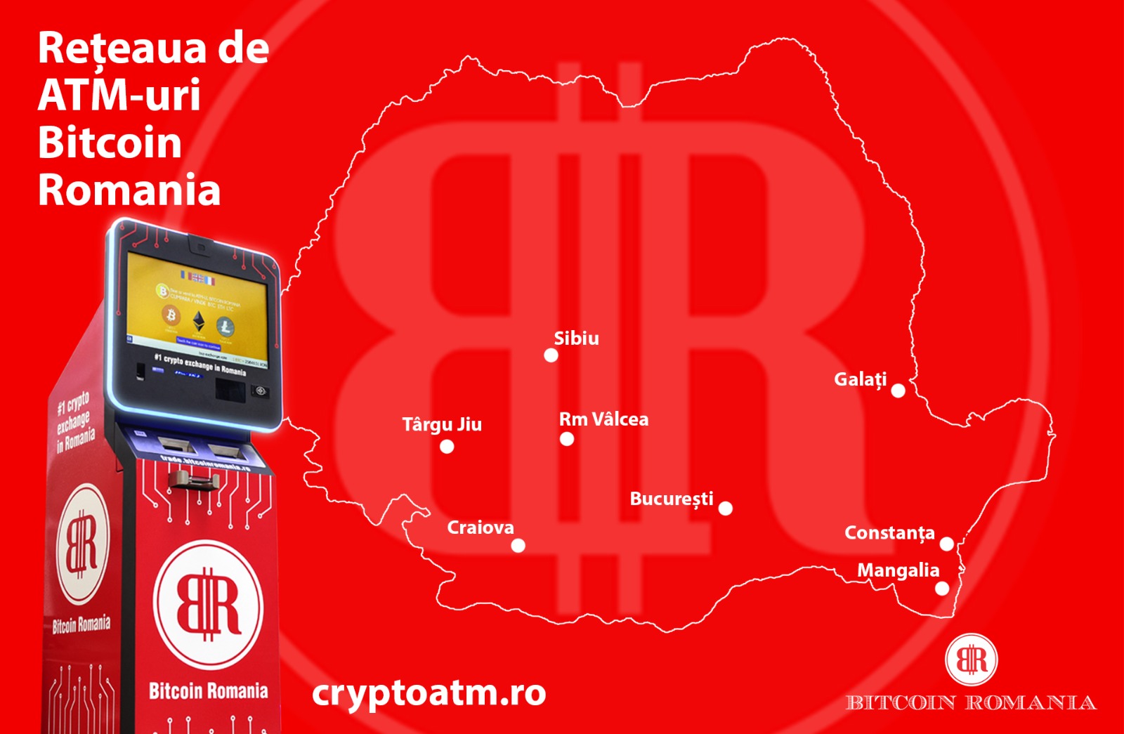Bitcoin Romania ATMs