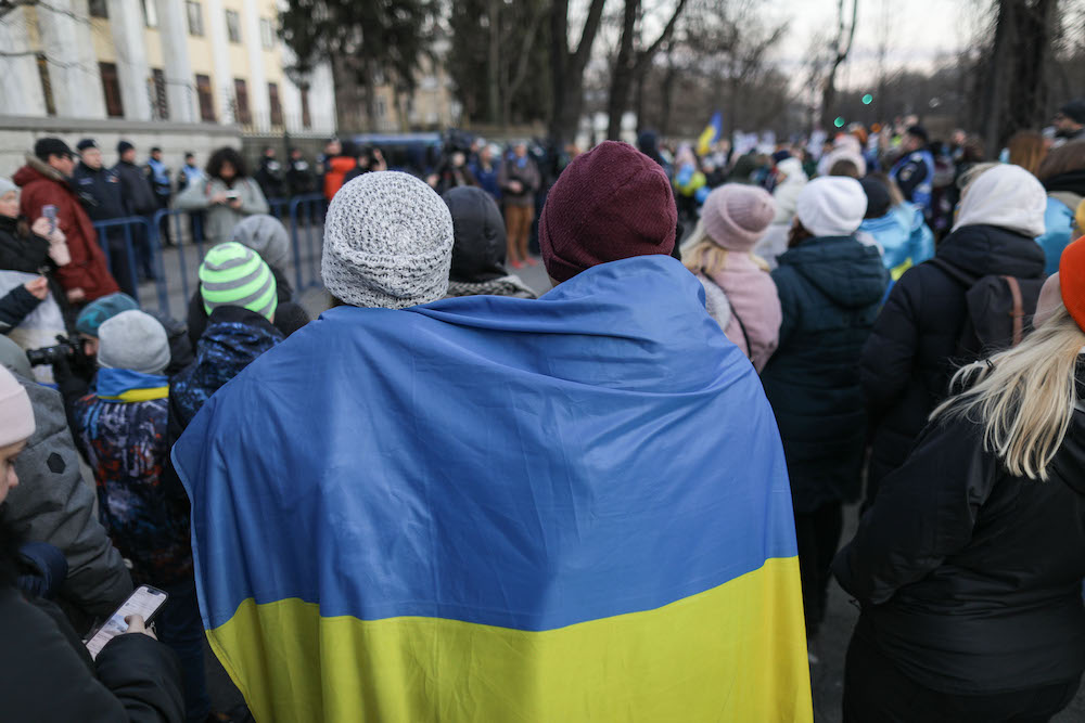 Bucharest protest Ukraine
