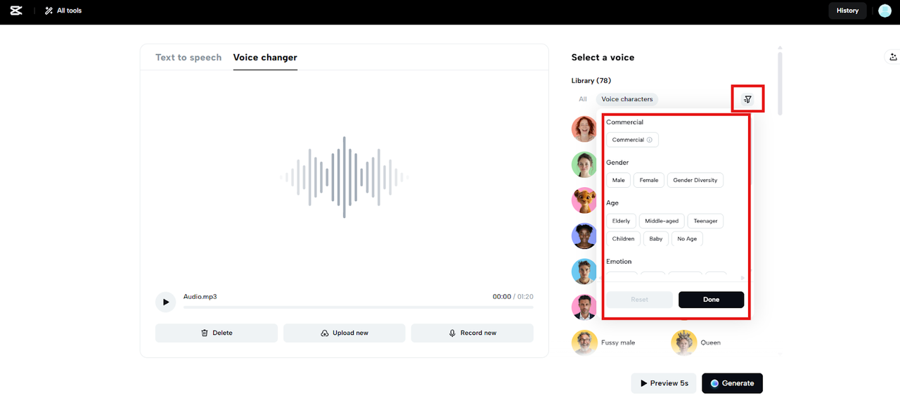 voice changer step 2