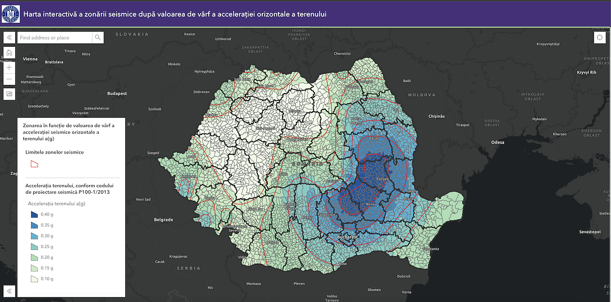 harta romaniei orase