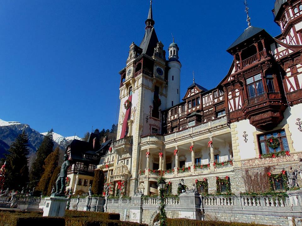 Why is Romania’s Peles Castle decorated for Christmas as Easter is