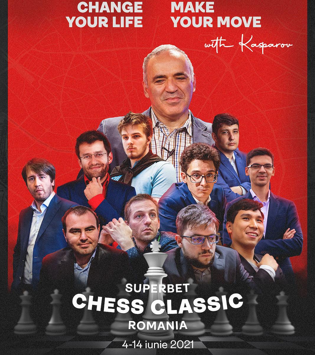 Chess grandmaster Garry Kasparov comes to Bucharest event in June