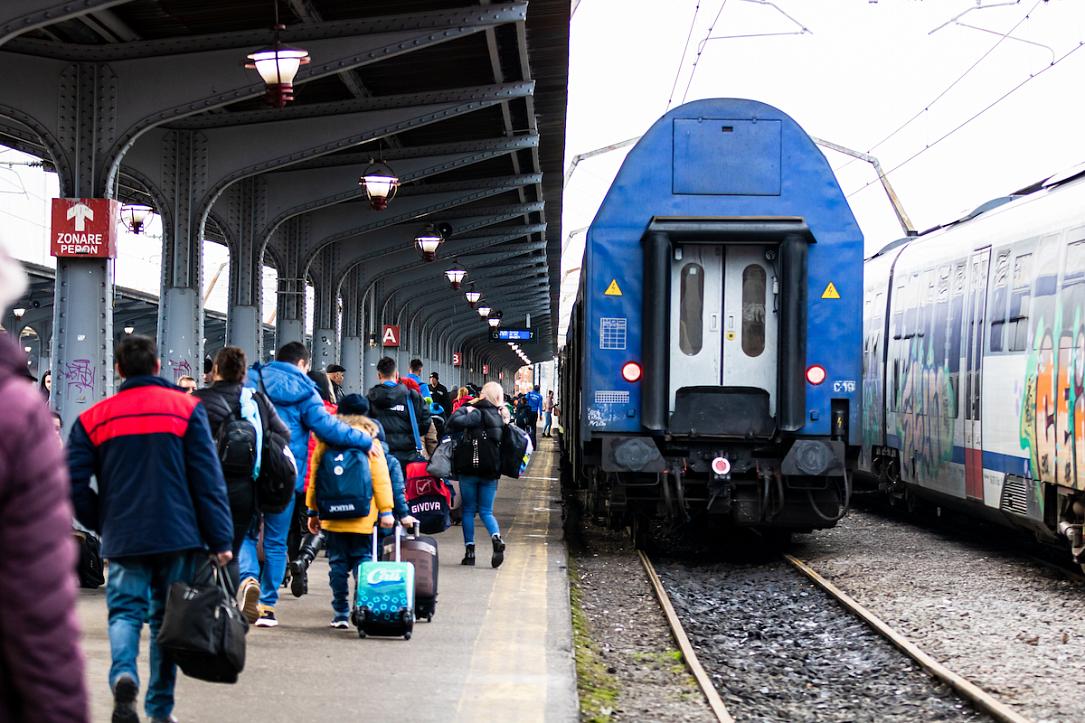 Fewer people in Romania chose to travel by train in the first quarter of 2024