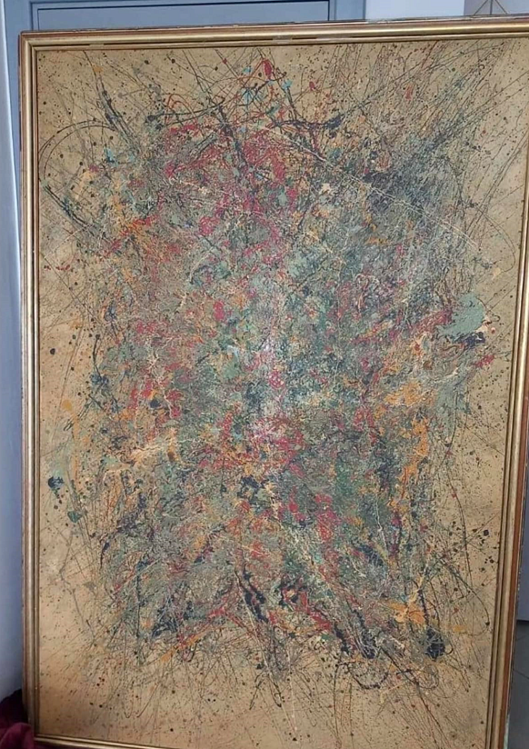 O placă semnată de Jackson Pollock și dictatorul român Nicolae Ceaușescu a fost găsită în Bulgaria