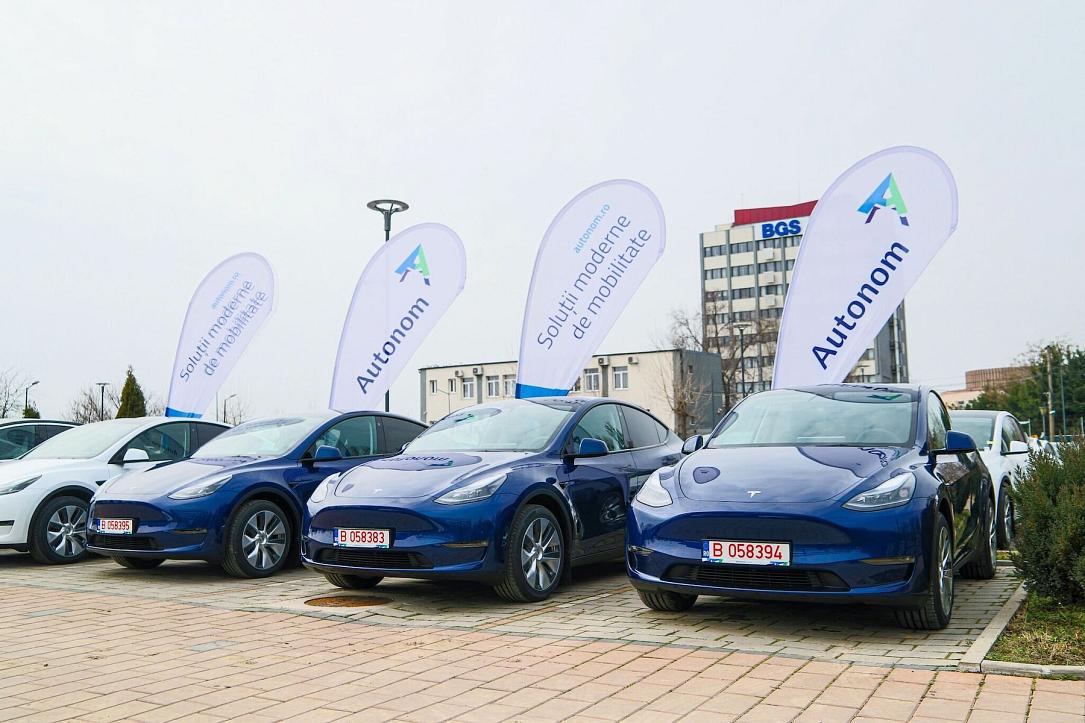 Transformare ecologică: compania românească de închirieri auto anunță 200 de mașini electrice Tesla în flota sa