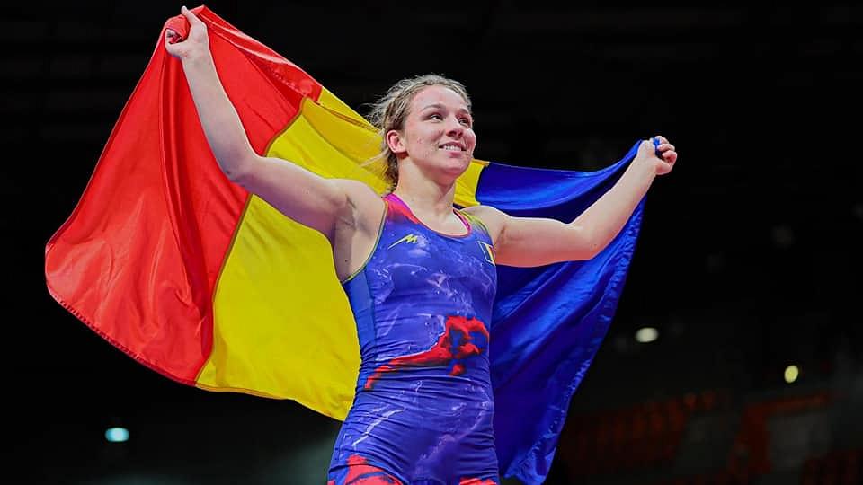Ana Andrea Beatrice câștigă al doilea titlu continental consecutiv al României la lupte feminine