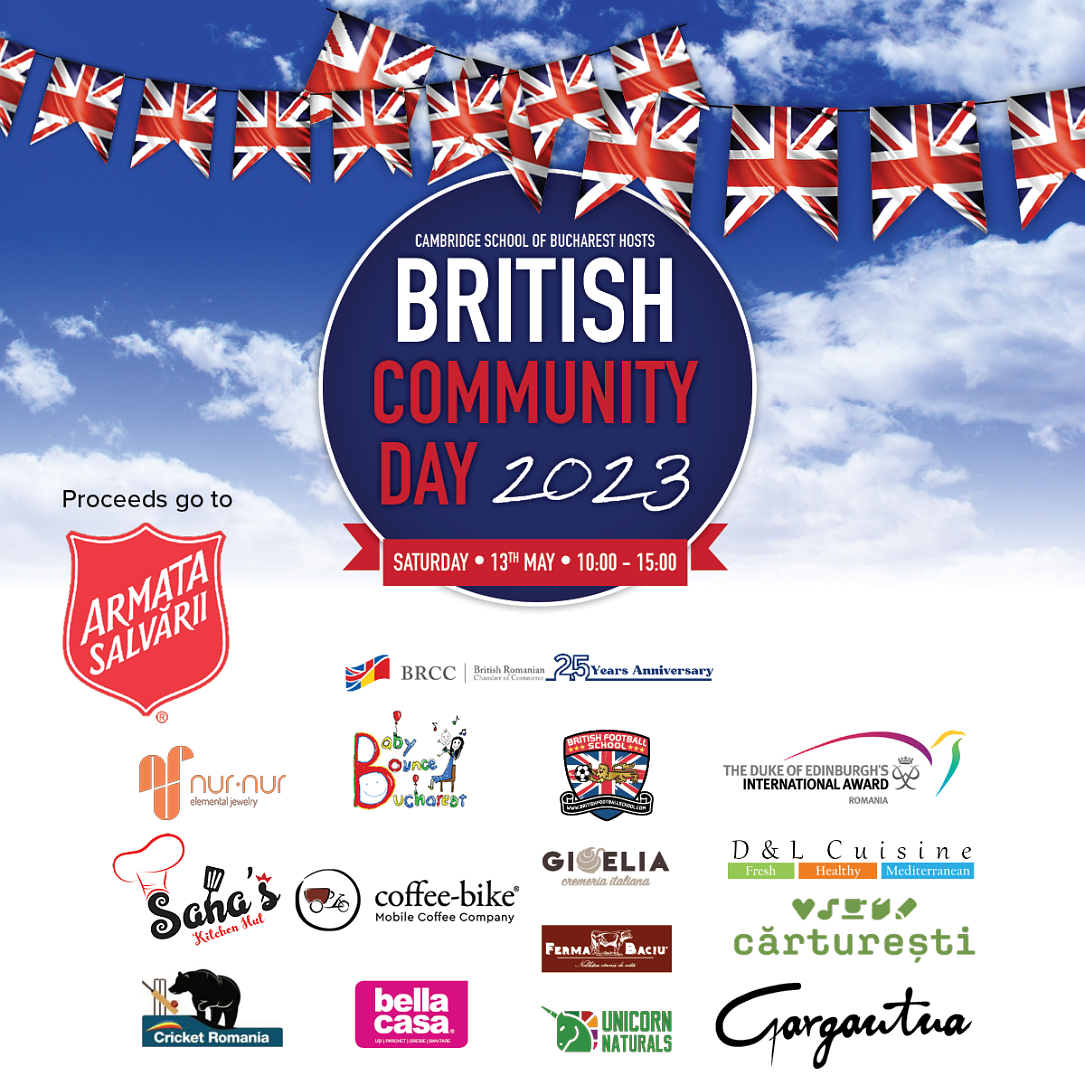Ziua Comunității Britanice – 13 mai – Sărbătorim comunitatea dinamică de expatriați britanici din România!