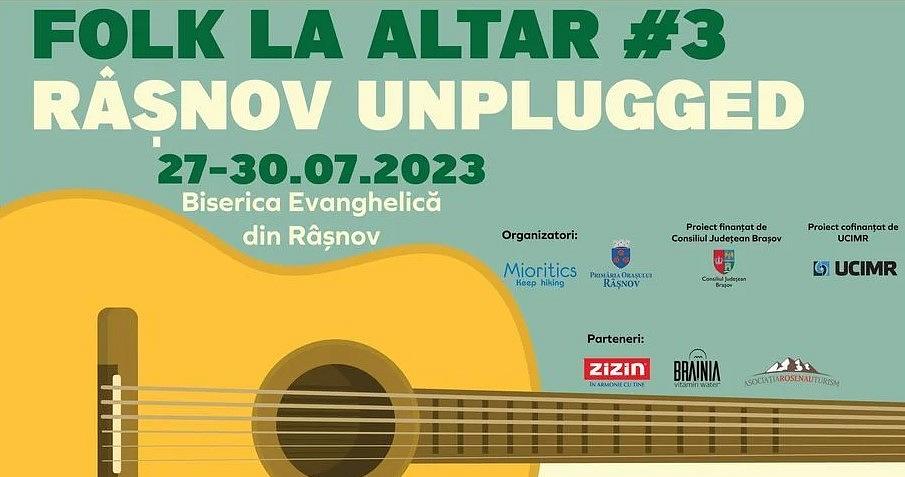 „Unplugged – Folk at the Altar” va avea loc în iulie la Biserica Evanghelică din Rasno, România.