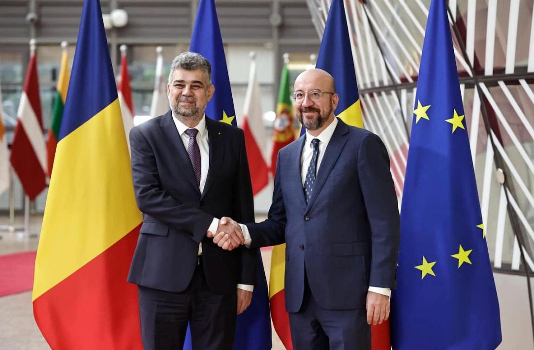 Prim-ministrul României: Președintele Consiliului European a reafirmat sprijinul României pentru aderarea României la spațiul Schengen