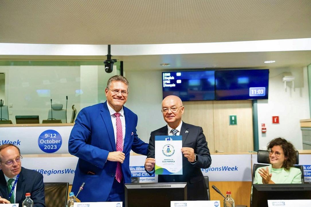 Cluj-Napoca din România a primit eticheta de misiune a UE pentru proiectul care va deveni neutru din punct de vedere climatic până în 2030