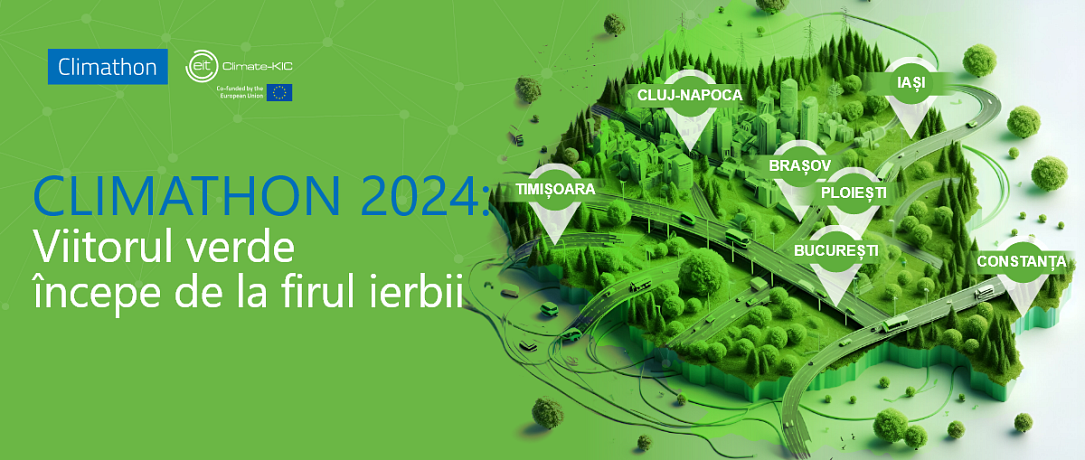 Climathon 2024: Hackathon dedicat soluțiilor climatice în 7 orașe din România