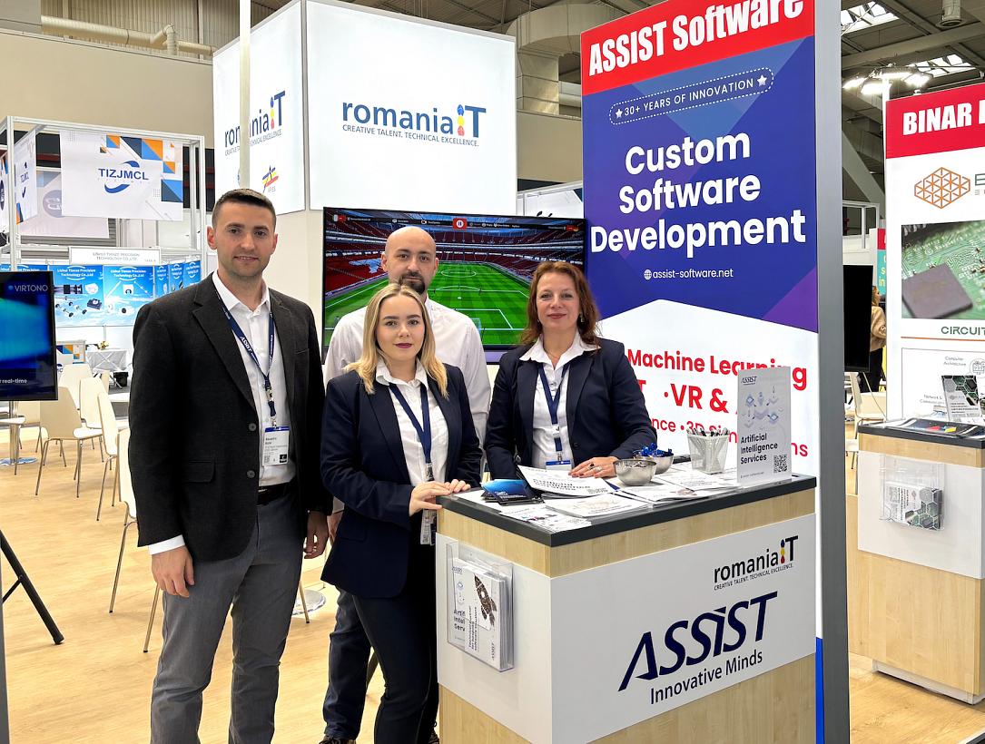 Compania românească ASSIST Software are un stand la Hannover Messe 2024 Tech Fair