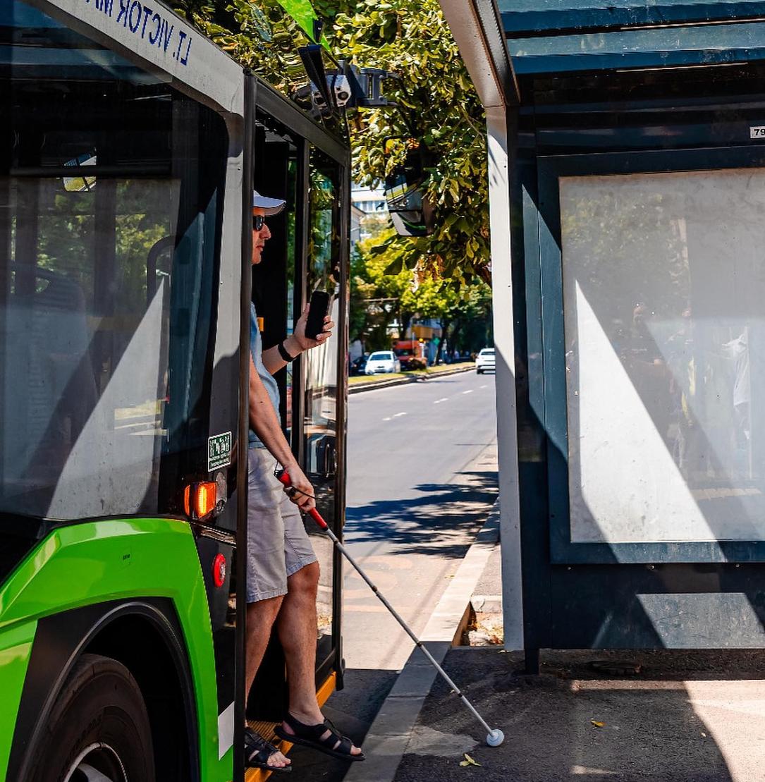 Bucharest introduces app-based smart system to improve public transport for the visually impaired
