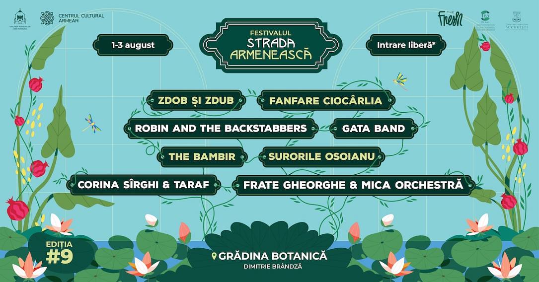 Armenian Street Festival to take place at Bucharest’s Botanical Garden in August