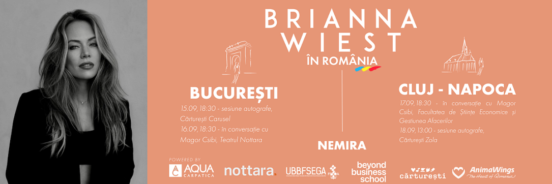 ‘The Mountain Is You’ author Brianna Wiest to meet readers in Bucharest and Cluj this month